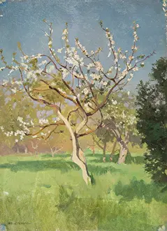 Blossom Prints: Apple-Tree in Blossom, 1897. Creator: Jan Stanislawski