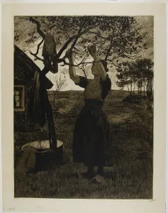 Malus Pumila Prints: The Apple Tree, c. 1885. Creator: Willem Witsen