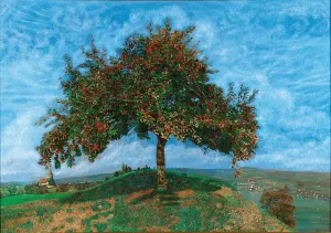 Midday Prints: Apple tree on Lake Zurich, 1914. Creator: Mediz, Karl (1868-1945)