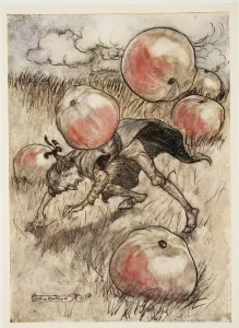 Oversized Prints: Apples Came Tumbling about my Ears, 1909