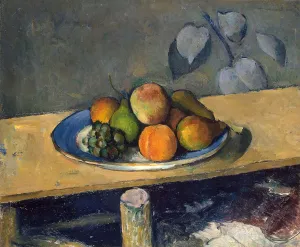 Apples, Pears and Grapes, 1879-1880. Artist: Paul Cezanne