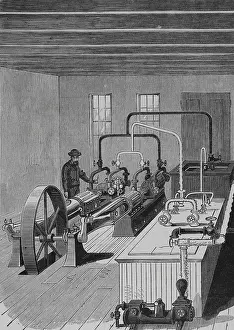 Machine Prints: Application of cold to industry - Raoul Pictect system, 1883. Creator: Unknown