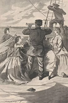 Adversary Collection: The Approach of the British Pirate 'Alabama'(Harpers Weekly, Vol