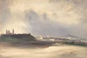 Ominous Collection: Approach to Montevideo, Uruguay, 1832. Creator: Conrad Martens