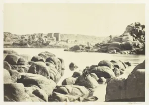 Nile Gallery: The Approach to Philae, 1857. Creator: Francis Frith