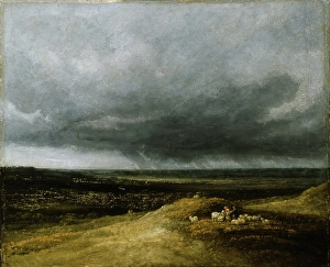 Georges Michel Prints: Approaching Storm, about 1820-1825. Creator: Georges Michel