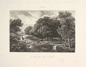 Charles Francois Daubigny Collection: The Approaching Storm, 1844. Creator: Charles Francois Daubigny