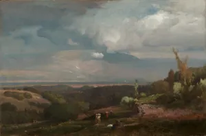 George Inness American Prints: Approaching Storm from the Alban Hills, 1871. Creator: George Inness (American, 1825-1894)