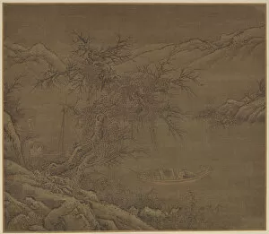 Album Leaf Gallery: Approaching the Winter Shore, Ming dynasty, 1368-1644. Creator: Unknown