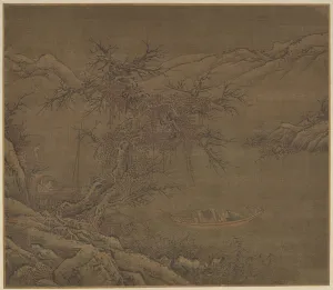 Album Leaf Gallery: Approaching the Winter Shore, Ming dynasty, 1368-1644. Creator: Unknown