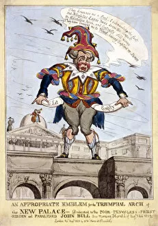 Fool Gallery: An appropriate emblem for the triumphal arch of the new (Buckingham) palace