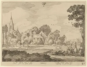 Jan Vanden Velde Prints: April. Creator: Jan van de Velde II