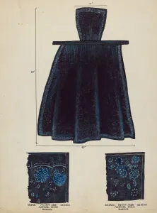 Roberta Elvis Prints: Apron, c. 1936. Creator: Roberta Elvis