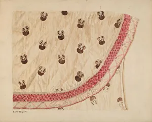 Edith Magnette Prints: Apron, c. 1939. Creator: Edith Magnette