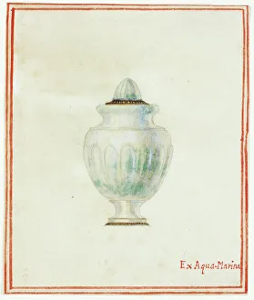 Aquamarine Prints: Aquamarine Urn, n.d. Creator: Giuseppe Grisoni