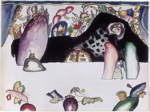 Centre Georges Pompidou Gallery: Aquarell für Violett (Bild II). (Aquarelle pour Violet (Tableau II), 1914