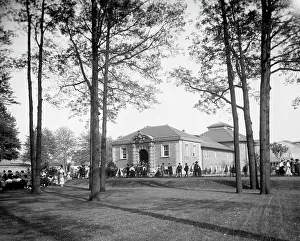 Aquarium Prints: Aquarium, Belle Isle Park, Detroit, Mich. between 1900 and 1910. Creator: Unknown