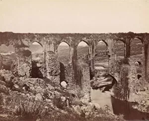 Aqueduct Collection: Aqueduct, Smyrna, 1880s. Creator: Unknown