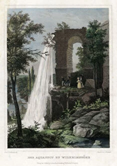 The aqueduct at Wilhelmshohe, Germany.Artist: J Umbach