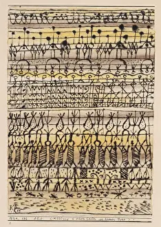Tropical Prints: ARA. 'Cooling in a Garden of the Torrid Zone', 1924. Creator: Paul Klee
