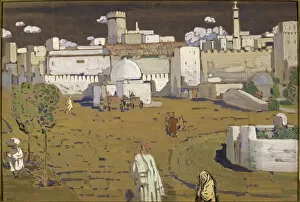 Centre Georges Pompidou Gallery: Arab City, 1905. Creator: Kandinsky, Wassily Vasilyevich (1866-1944)