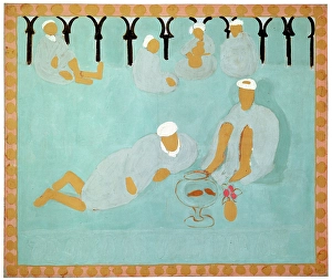 Arab Coffee House, 1913. Creator: Henri Matisse. Arab Coffee House, 1913. Creator: Henri Matisse