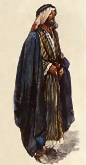 Adam And Charles Prints: Arab Farmer. Neighbourhood of Jerusalem, 1902. Creator: John Fulleylove