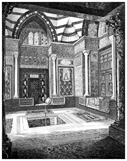 Baron Leighton Collection: The Arab Hall, c1880-1882. Artist: Frederic Leighton
