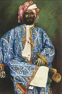 Caftan Prints: Arab pearl-dealer, c1928. Creator: Unknown