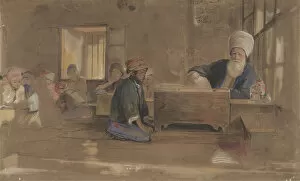 Arab School, 1841-51. Creator: John Frederick Lewis
