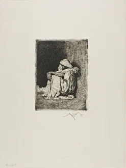 Arab Seated, His Hands Crossed on His Knees, n.d. Creator: Mariano Jose Maria Bernardo Fortuny y Carbo