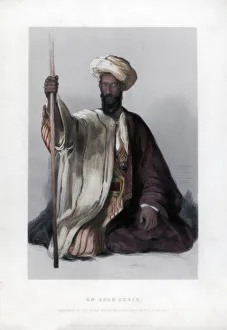 Wilkie Prints: An Arab Sheik, 19th century. Artist: WJ Edwards