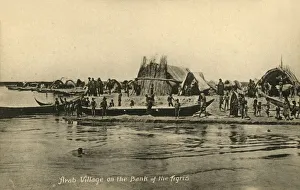 Arabs Gallery: Arab Village on the Bank of the Tigris, c1918-c1939. Creator: Unknown