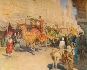 An Arab Wedding Procession, c1905, (1912). Artist: Walter Frederick Roofe Tyndale