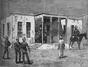 Anglo Egyptian War Gallery: Arabis Prison in the Abbassieh Barracks, c1882