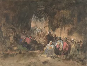 Eugenio Gallery: Arabs Resting, 1817-70. Creator: Eugenio Lucas Villamil