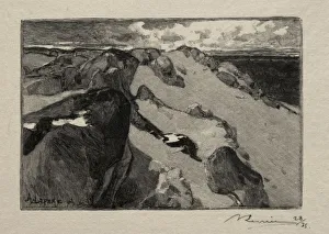 Arbonne, le Gros-Sablon. Creator: Auguste Louis Lepere (French, 1849-1918)