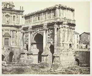Bisson Brothers Gallery: Arc de Septime Sévère, Rome, 1854 / 55, printed 1855 / 65