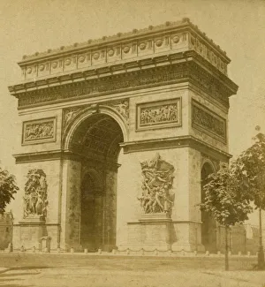 Battle Of Austerlitz Collection: Arc de Triomphe de l Etoile, . Creator: Unknown