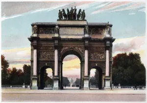 Arc de Triomphe, Paris, c1900