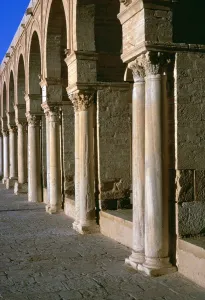 Arcade Prints: Arcade in the courtyard of the Great Mosque of Kairoun, 7th century