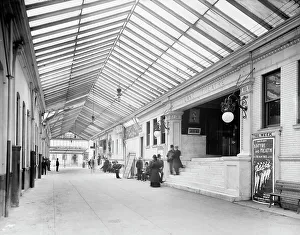 Arcade Prints: Arcade of Crescent and Tulane Theatres, New Orleans, La. c1906. Creator: Unknown