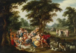 Arcadia. The Golden Age. Artist: Francken, Frans, the Younger (1581-1642)