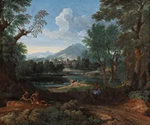 Arcadian Prints: Arcadian Landscape, 1628-1675. Creator: Gaspard Dughet