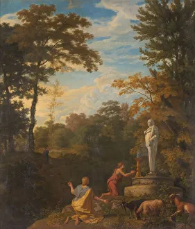 Arcadian Prints: Arcadian Landscape, 1680-1726. Creator: Johannes Glauber