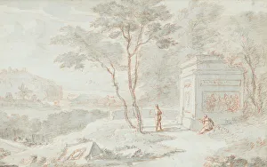 Arcadian Prints: Arcadian landscape, mid 17th century. Creator: Albert Meyeringh