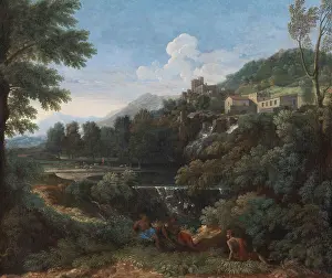 Dughet Prints: Arcadian Landscape, Mid of 17th century. Creator: Dughet, Gaspard (1615-1675)