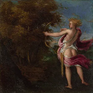 Arcas Hunting, c. 1550. Artist: Schiavone, Andrea (ca. 1520-1582) Arcas Hunting, c. 1550. Artist: Schiavone, Andrea (ca. 1520-1582)