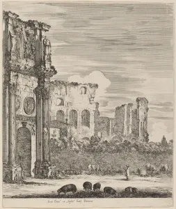 Arch of Constantine, 1656. Creator: Stefano della Bella