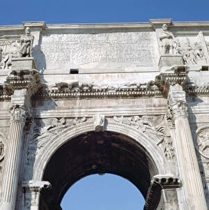 Arch Of Constantine Collection: Arch of Constantine, Rome, 4th century